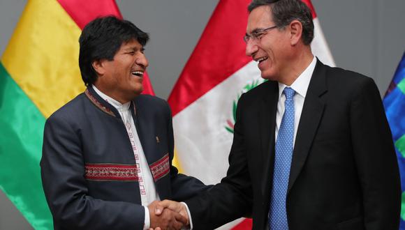 Uno de los anhelos de Evo Morales es que el puerto de Ilo se convierta en una salida preferencial para el comercio internacional de su país. (Foto: EFE)