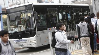 Protransporte: Concesionarios del Metropolitano con deudas por S/ 900 millones