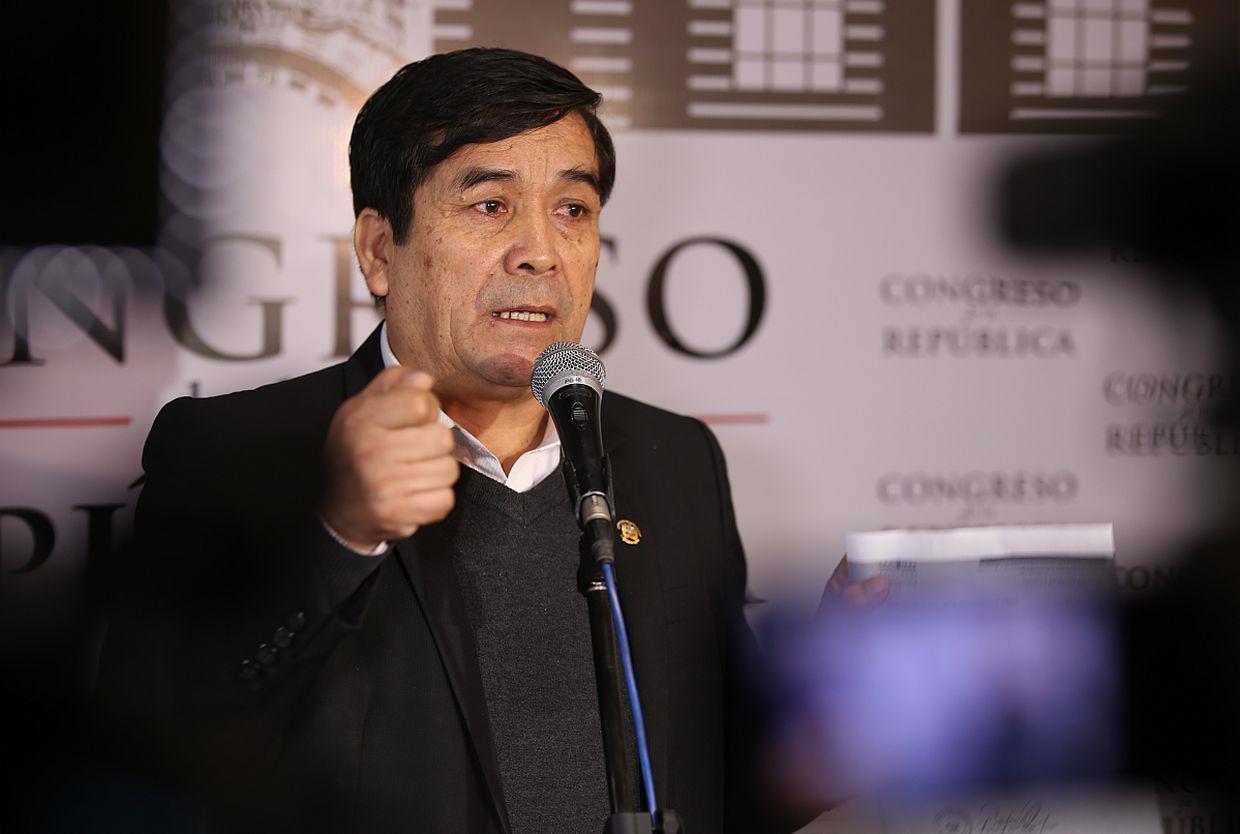 El presidente del Poder Judicial, Víctor Prado, consideró que las dos sentencias contra Benicio Ríos eran suficientes para proceder con su captura. (Foto: USI)