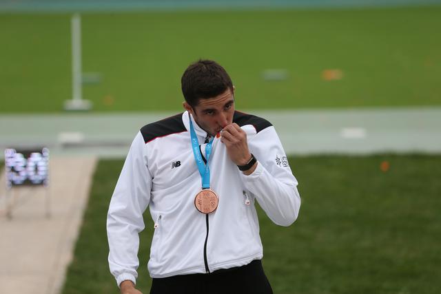 Nicolás Pacheco: Medalla de bronce en Tiro, modalidad skeet (Foto: Violeta Ayasta / GEC)