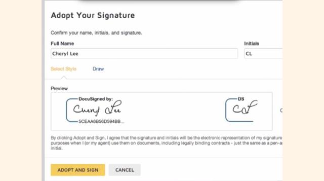 DocuSign, una aplicación de firma digital que ayuda a las empresas sustituir los formularios en papel con los electrónicos.