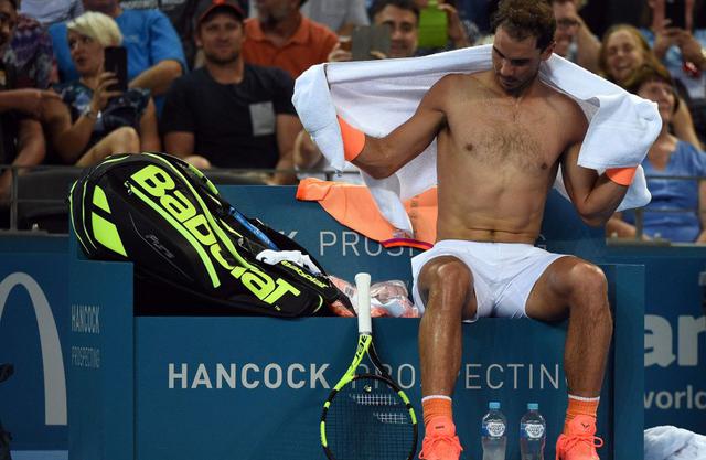 El español  logró la victoria el argentino Diego Schwartzman, de apeó al estadounidense Sam Querrey al ganarle por 6-2, 6-4.(Foto: AFP)