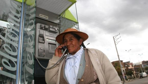 Telefónico público en zonas rurales (Foto: Osiptel)