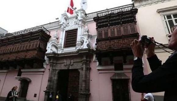 La prensa fue impedida de ingresar a la sede de la Cancillería peruana para evento oficial del presidente Pedro Castillo. (Foto: Andina)