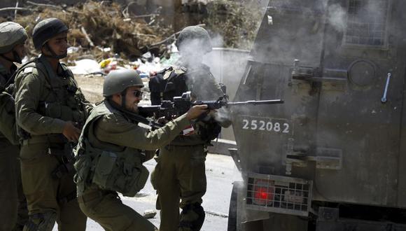 Ejército de Israel en medio de disturbios. (Foto: EFE).