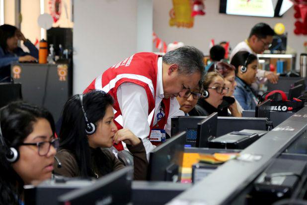 Sunafil fiscaliza call centers.