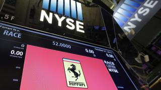 Ferrari empezó a cotizar en la Bolsa de Nueva York