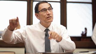 Vizcarra se pone una meta: pide seis meses para que se “note un cambio”