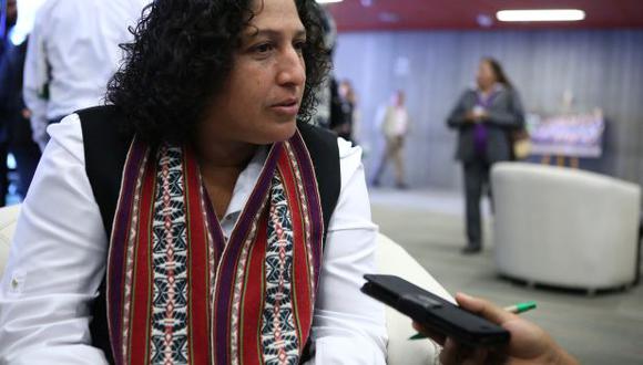 Fabiola Muñoz, ministra del Ambiente.