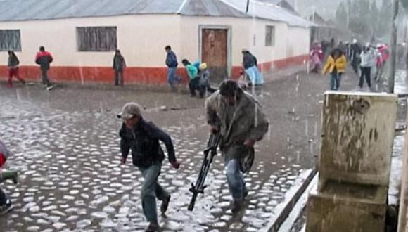 Lluvias intensas en Huancavelica
