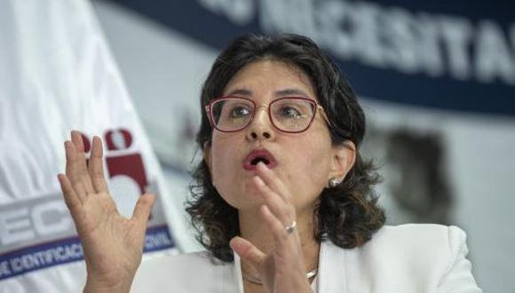 Carmen Velarde es jefa del Reniec desde el 2020 y busca la ratificación en el cargo. (Foto: Difusión)