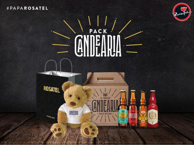 Pack Cervecero "La Candelaria". A propósito del éxito que vienen teniendo las cervezas artesanales en Perú, Rosatel ha diseñado un pack especial junto con La Candelaria, una de las principales marcas de cervezas de este tipo. El lanzamiento se h
