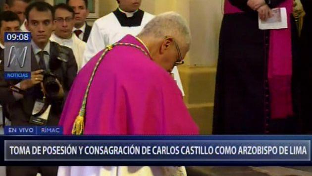 Carlos Castillo Matttasoglio fue elegido como Arzobispo de Lima el 25 de enero pasado. (Video: Lima)