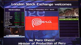 El Perú se luce hoy en la bolsa de Londres