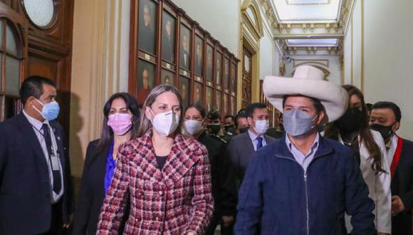 María del Carmen Alva negó haber solicitado cualquier pronunciamiento contra el presidente Pedro Castillo a disputados españoles. (Foto: Andina)