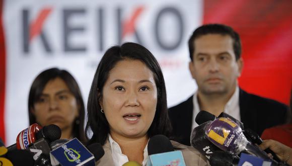 Keiko Fujimori ha reiterado que hubo un "fraude en mesa" en la segunda vuelta que va liderando Pedro Castillo hasta este momento. (Foto: Joel Alonzo/ @photo.gec)