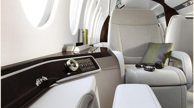El nuevo avión privado cuenta con espacio para 16 pasajeros. (Foto: Megaricos)