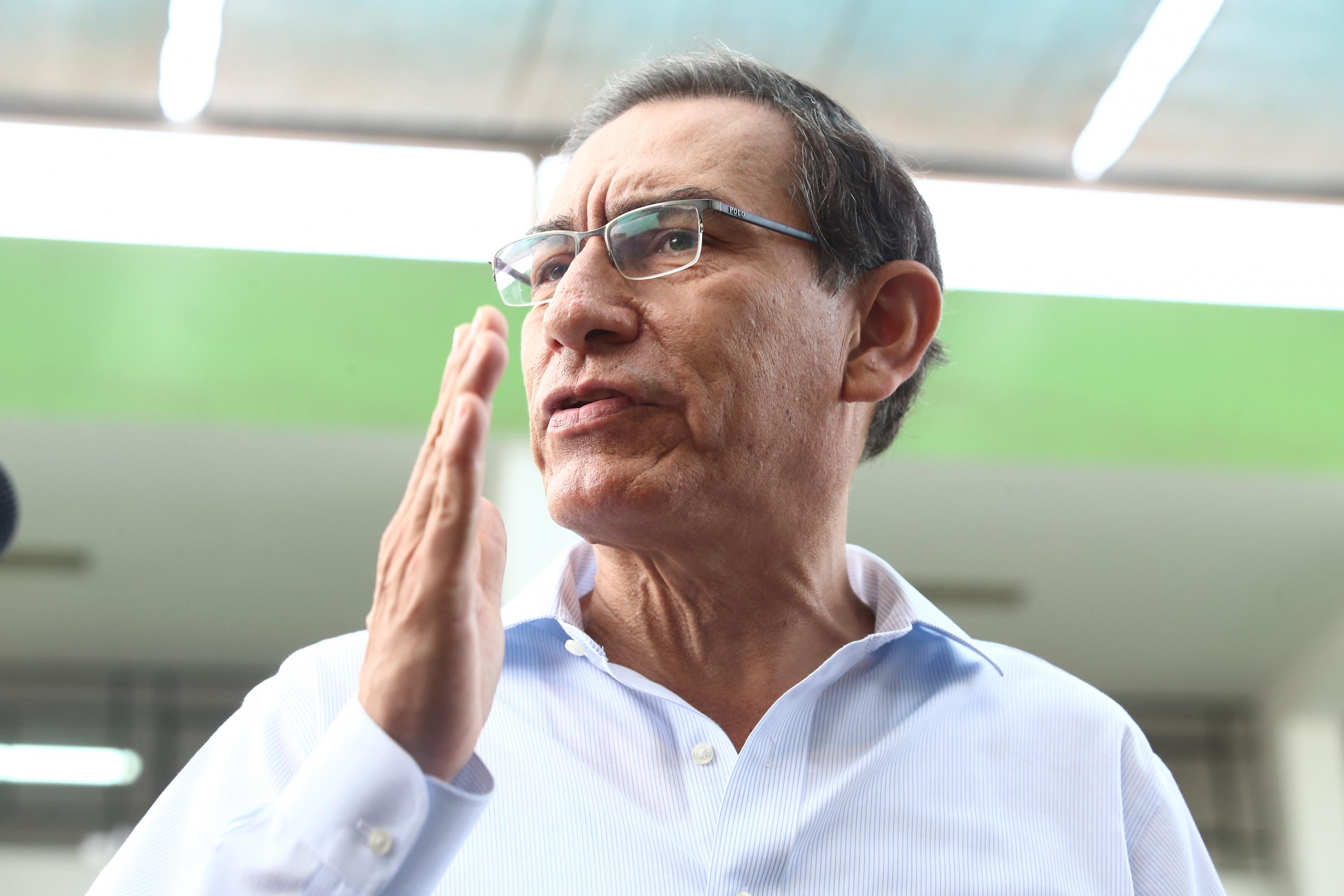 Martín Vizcarro dijo hoy que su gobierno ya está haciendo un cambio en el sector Agricultura. (Foto: Alessandro Currarino / GEC)