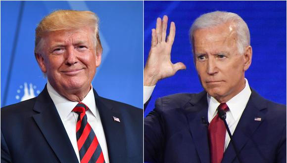 La campaña presidencial de 2020 podría ofrecer muchos momentos cómicos entre Trump y Biden, aunque no siempre sean fáciles de entender ni sean deliberados. (Foto: AFP)