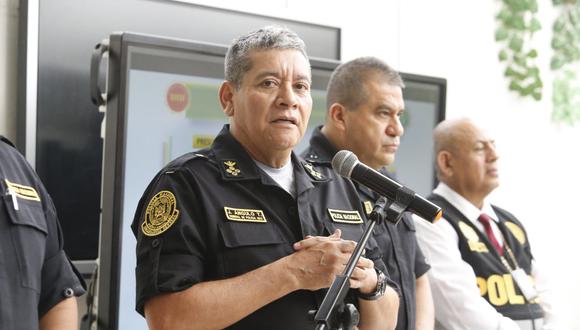 El comandante general de la PNP, Jorge Angulo, admitió que los secuestros han subido en el país.  Foto: Violeta Ayasta
