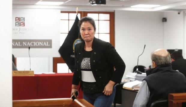 Keiko Fujimori fue internada en la clínica Centenario el pasado sábado por presuntos problemas coronarios. (Foto: Achivo GEC)