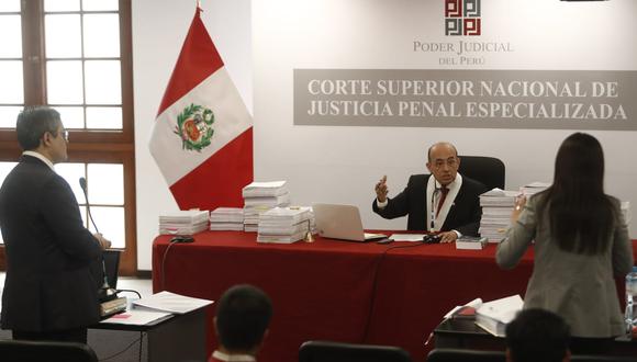 El fiscal José Domingo Pérez y la abogada de Keiko Fujimori, Giulliana Loza, tuvieron un cruce verbal en la anterior audiencia. (Foto: GEC)
