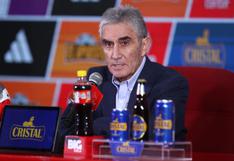 Juan Carlos Oblitas: “se está resolviendo el contrato de Juan Reynoso”