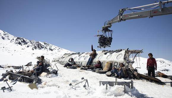 Las grabaciones de la película 'La sociedad de la nieve'. |  Foto: difusión