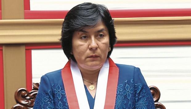 La magistrada Marianella Ledesma se mostró en contra de que el presidente del TC, Ernesto Blume, haya emitido opinión sobre la cuestión de confianza. (Foto: GEC)