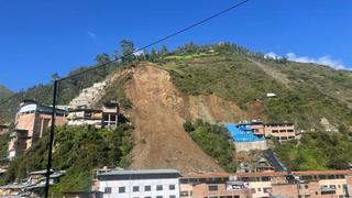 Centro poblado de Retamas es declarado de emergencia por 60 días tras deslizamiento