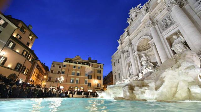 Italia. Desde la Fontana Di Trevi hasta el Coliseo romano, en Italia se respira turismo. Por ello, el año pasado recibieron 50.7 millones de turistas, según la OMT. Según la organización, la afluencia se mantendrá este año y el siguiente. (Foto: AP).