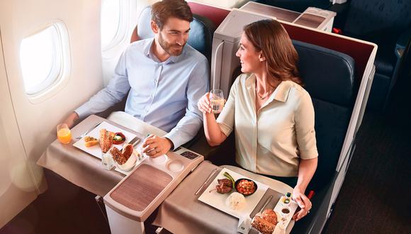 El mejor catering clase business. (Foto: Turkish Airlines)