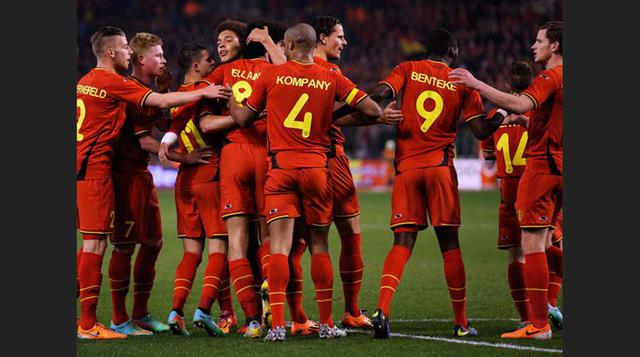 La Selección de fútbol de Bélgica Nº 5. Su organización está a cargo de la Unión Real Belga de Sociedades de Fútbol Asociación (KBVB/URBSFA), perteneciente a la UEFA. Son conocidos como de Rode Duivels o les Diables Rouges (los Diablos Rojos en neerlandés