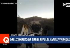 Deslizamiento de cerro afecta 150 casas y caminos rurales en Chavín de Huántar