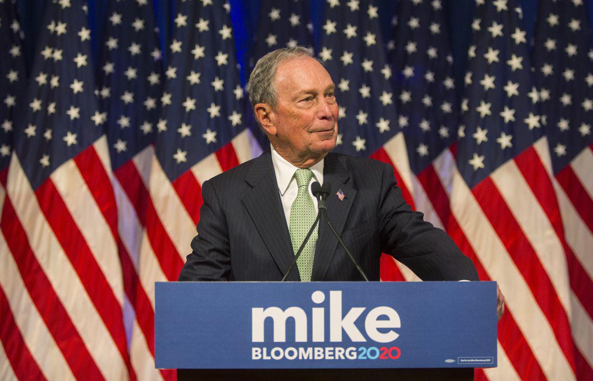 El exalcalde de Nueva York, que entró muy tarde en la carrera, no participó este lunes en Iowa, el primer estado en pronunciarse dentro del proceso de primarias. (AP)