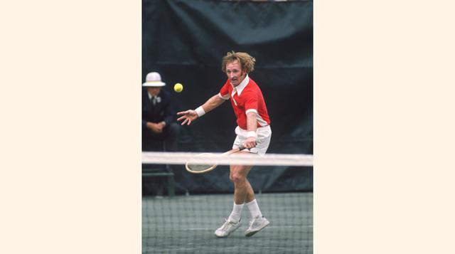 Se debate intensamente si Rod Laver o Roger Feder es el mejor tenista de la historia. Laver fue el primer tenista en superar los US$ 8 millones en ganancias. Ha jugado 17 finales y ganó 11. (Foto: Getty)