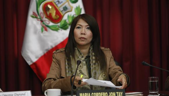 Suspenden a María Cordero por 120 días del cargo como congresista. Foto: GEC