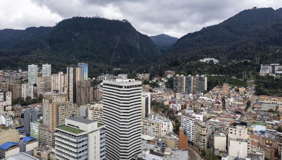 Buildings in downtown Bogota, Colombia, on Thursday, March 30, 2023.