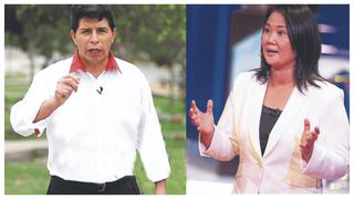 Castillo y Fujimori, un duelo antagónico por el futuro del Perú