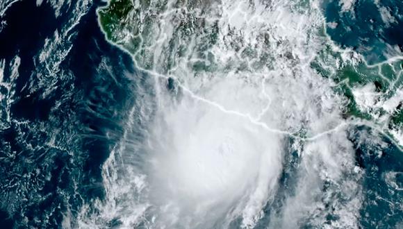 De categoría 5 en la escala Saffir-Simpson, el Huracán Otis es señaldo como un fenómeno potencialmente catastrófico. (Foto: AFP)