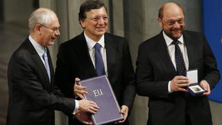 La Unión Europea recibió el Premio Nobel de la Paz