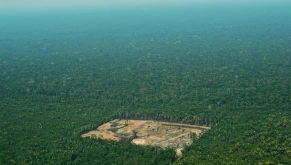 Esta imagen de setiembre de 2017 muestra un área deforestada en la región Amazonas, en Brasil. (Foto: AFP)