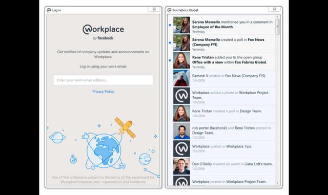 Workplace by Facebook permite la integración otros servicios como Salesforce.com, Microsoft Office 365, Dropbox y Box. (Foto: Workplace by Facebook)