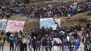 Dirigentes de Cotabambas y Progreso levantan bloqueo contra minera Las Bambas