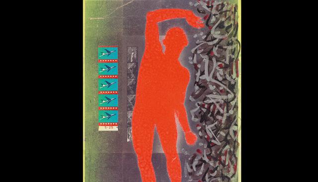 David Wojnarowicz’s Neon Dancer, from 1982.Photographer: Courtesy of Swann Auction Galleries