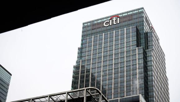 Oficinas de Citibank en Londres. Fotógrafo: Leon Neal/Getty Images