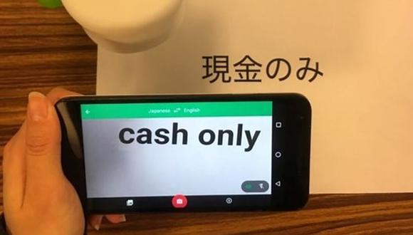 Aplicaciones para traducir texto con la cámara de tu móvil en tiempo real. (Foto: Google Lens)