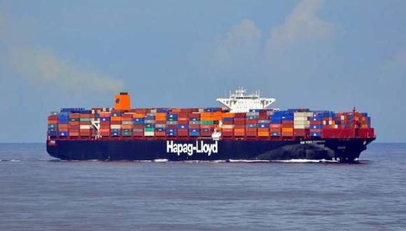 El director operativo de Hapag-Lloyd, Max Rothkopf, destacó que este buque tienen 2,200 conexiones para transportar contenedores refrigerados (Foto: Difusión)