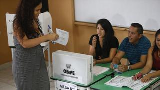 Elecciones municipales complementarias: Se instaló el 100% de mesas de sufragio