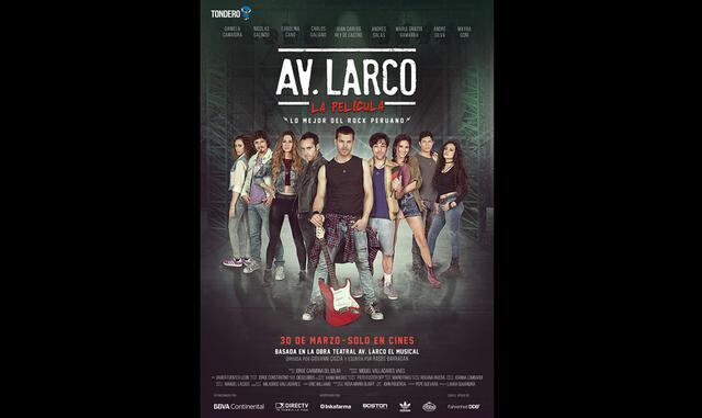 Foto 22 | Avenida Larco, de Jorge Carmona, tuvo 774,864 espectadores en 11 semanas en cartelera. Fecha de estreno 30/03/17.
